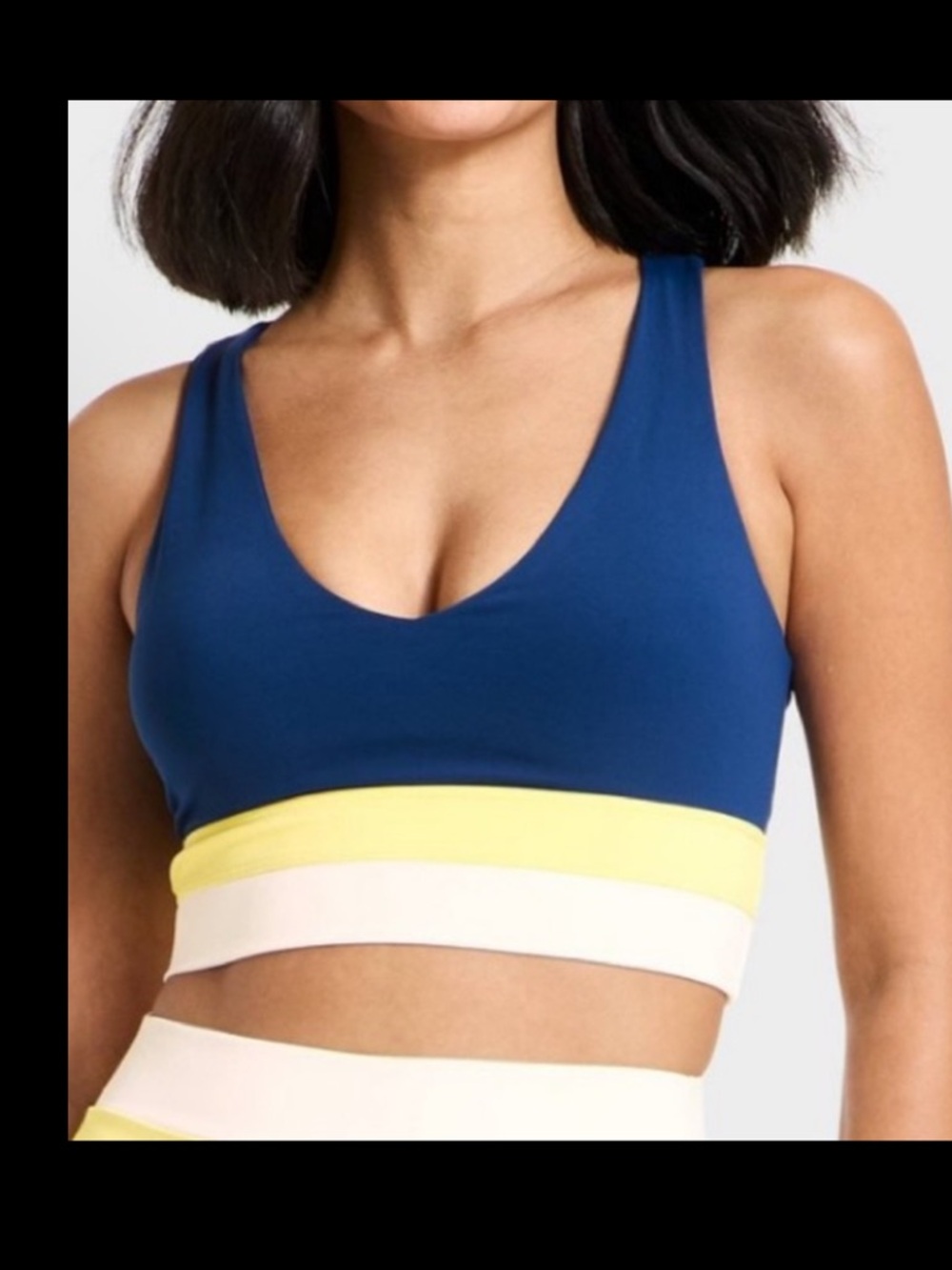 Women’s Sports Bra.    Navy Blue.  XS